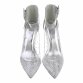 Damen High-Heel Pumps - silver