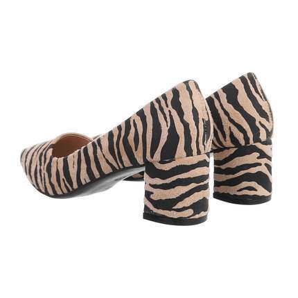 Damen Klassische Pumps - zebra