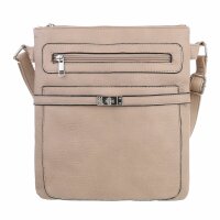 Damen Schultertasche - taupe