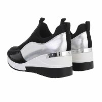Damen High-Sneakers - silverblack