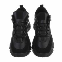 Damen Low-Sneakers - black