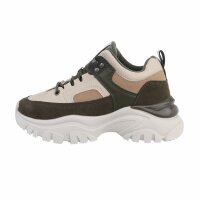 Damen Low-Sneakers - green