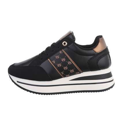 Damen Low-Sneakers - blackbronze Gr. 38