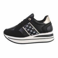 Damen Low-Sneakers - blackgold