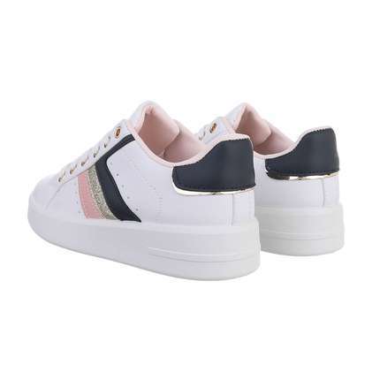 Damen Low-Sneakers - whitepinkblue