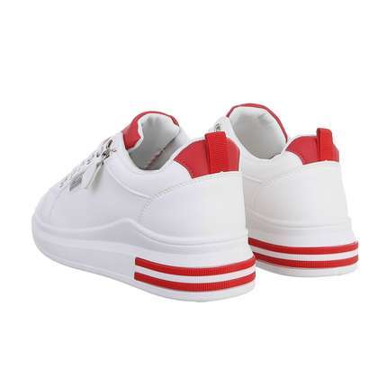 Damen Low-Sneakers - whitered