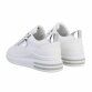 Damen Low-Sneakers - whitesilver
