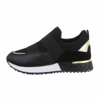 Damen Low-Sneakers - blackgold