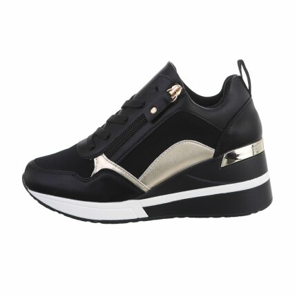 Damen High-Sneakers - blackgold Gr. 38