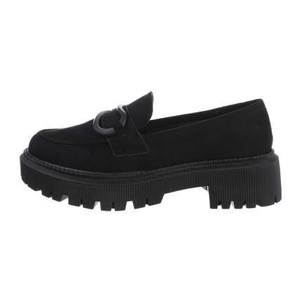 Damen Slipper - blackpu