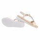 Damen Keilsandaletten - beige