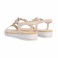 Damen Keilsandaletten - beige