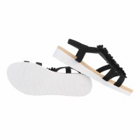 Damen Keilsandaletten - black