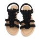 Damen Keilsandaletten - black