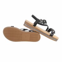 Damen Keilsandaletten - black