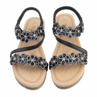 Damen Keilsandaletten - black