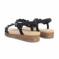 Damen Keilsandaletten - black