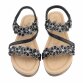 Damen Keilsandaletten - black