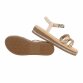 Damen Keilsandaletten - beige