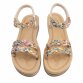 Damen Keilsandaletten - beige