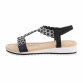 Damen Keilsandaletten - black