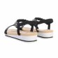 Damen Keilsandaletten - black