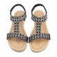 Damen Keilsandaletten - black