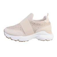 Damen Low-Sneakers - beige