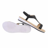 Damen Keilsandaletten - black