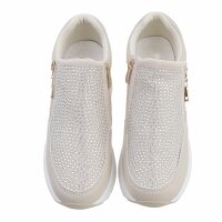Damen High-Sneakers - beige