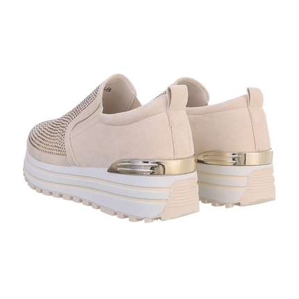 Damen High-Sneakers - beige