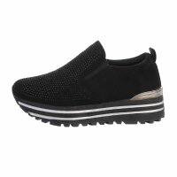 Damen Low-Sneakers - black