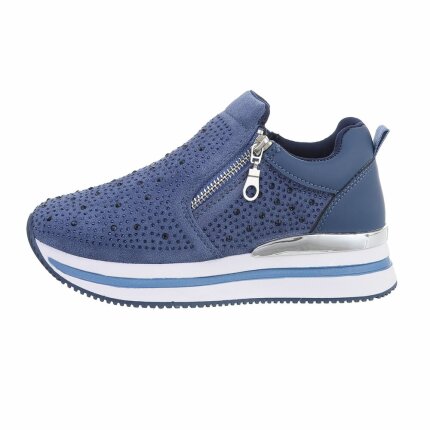 Damen Low-Sneakers - denimblue