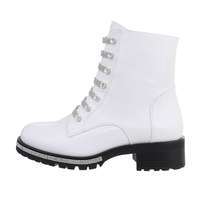 Damen Western- & Bikerboots - whitecroc