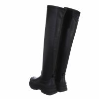 Damen Overknee-Stiefel - black