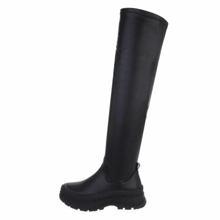 Damen Overknee-Stiefel - black - 12 Paar