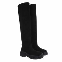 Damen Overknee-Stiefel - black