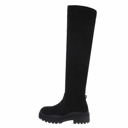Damen Overknee-Stiefel - black - 12 Paar