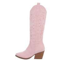 Damen Western- & Bikerboots - pinksuede