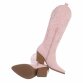 Damen Western- & Bikerboots - pinksuede