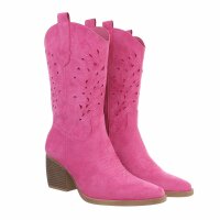 Damen Western- & Bikerboots - fushiasuede
