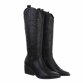 Damen Western- & Bikerboots - blackpu