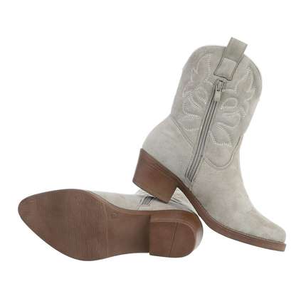 Damen Western- & Bikerboots - olivesuede