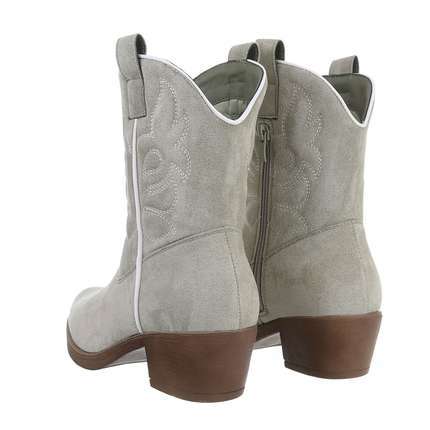 Damen Western- & Bikerboots - olivesuede