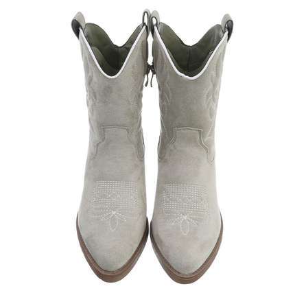 Damen Western- & Bikerboots - olivesuede