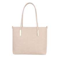 Damen Schultertasche - beige