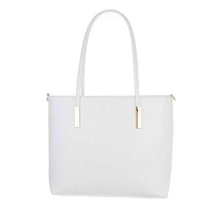 Damen Schultertasche - white