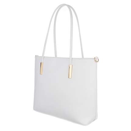 Damen Schultertasche - white