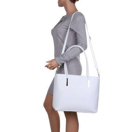 Damen Schultertasche - white