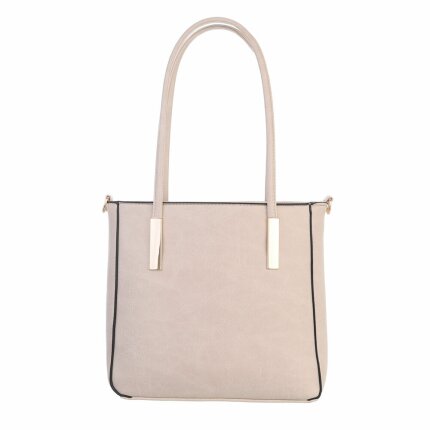 Damen Schultertasche - beige